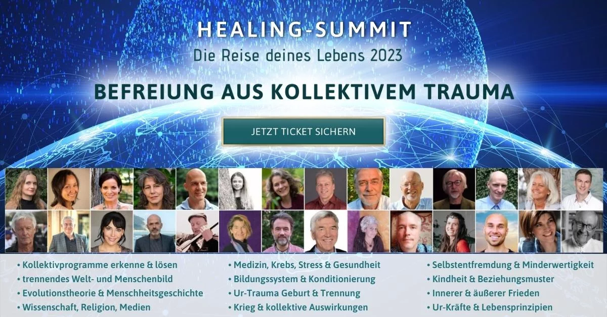 Die Reise deines Lebens 2023 - Befreiung aus kollektivem Trauma. Healing Summit von Judith Haferland.