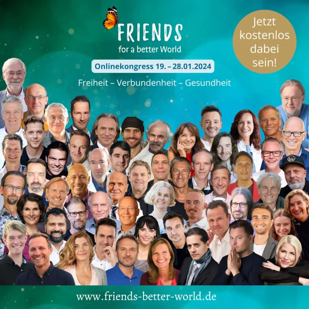 Alle Sprecher des Kongresses "Friends for a better World" als Porträtbild